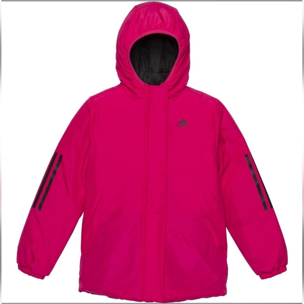 ADIDAS NWT BIG GIRLS INSULATED PARKA JACKET COAT